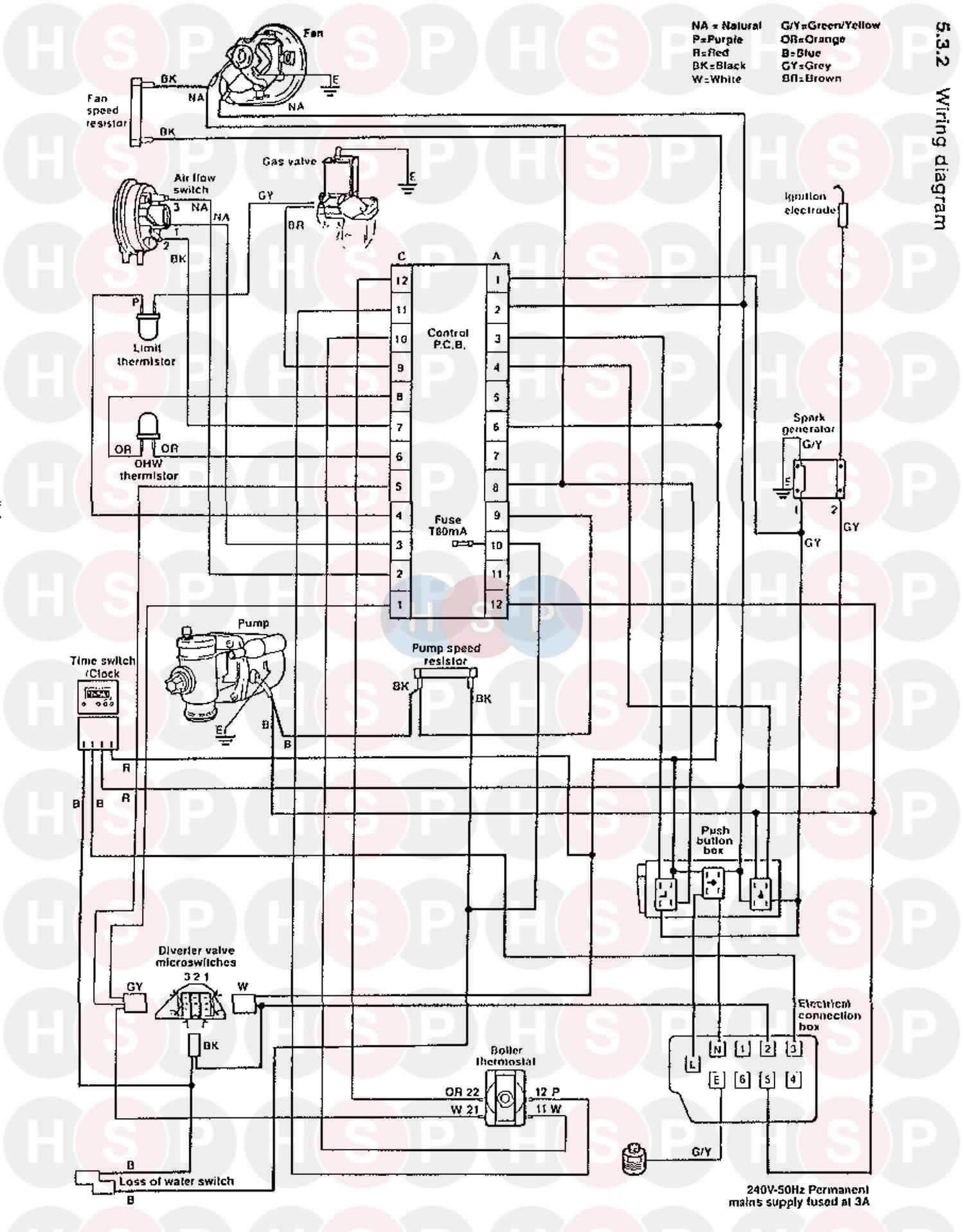 Saunier Duval Sd 623 Combi Wiring Diagram Diagram Heating Spare Parts